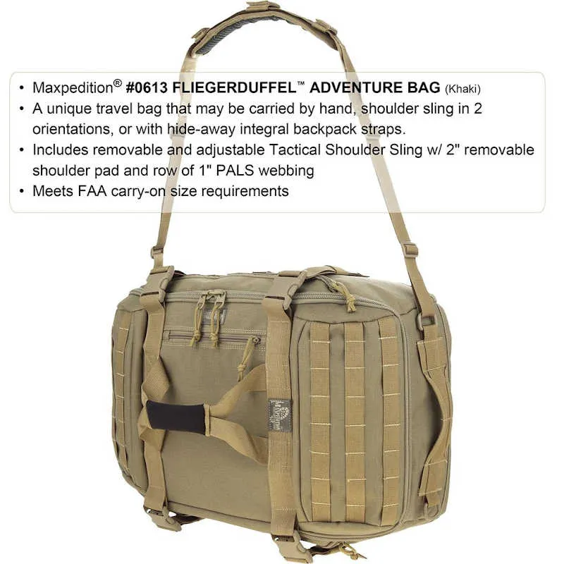 Maxpedition | FLIEGERDUFFEL | ADVENTURE BAG | 42L