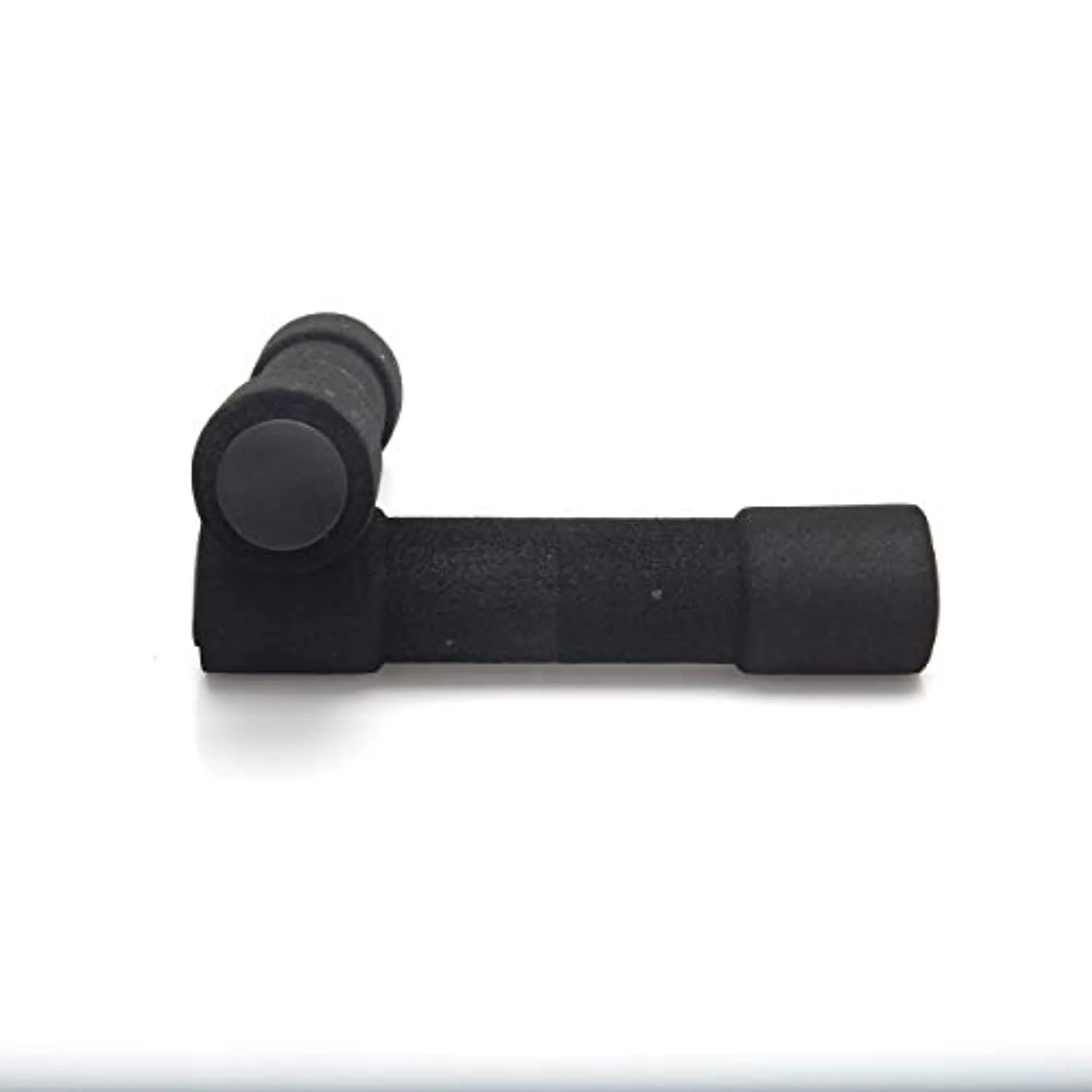 Mind Reader Soft Hand Indoor Outdoor Workout, Rubber Dumbbells, Home Fitness Free Weights, 1.1 lbs, Set of 2, 1.1 Pounds, Black