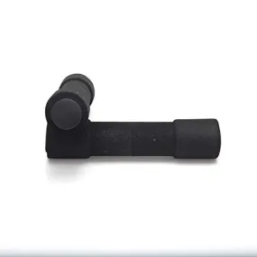 Mind Reader Soft Hand Indoor Outdoor Workout, Rubber Dumbbells, Home Fitness Free Weights, 1.1 lbs, Set of 2, 1.1 Pounds, Black