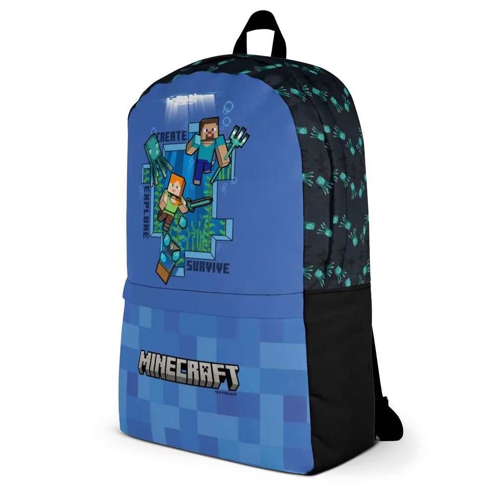 Minecraft Underwater Adventure Backpack