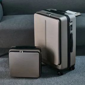 New Designer 20"24"inch Business Travel Suitcase Rolling Luggage with Laptop Bag