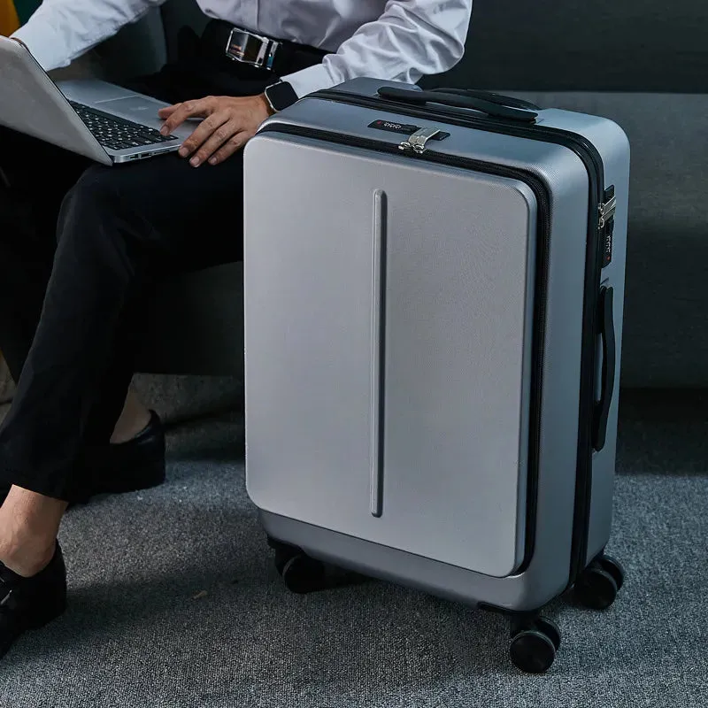 New Designer 20"24"inch Business Travel Suitcase Rolling Luggage with Laptop Bag