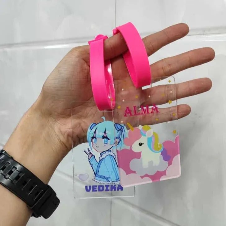 Personalised Acrylic Luggage Tag (No Cod Allowed On This Product) - Prepaid Orders Only