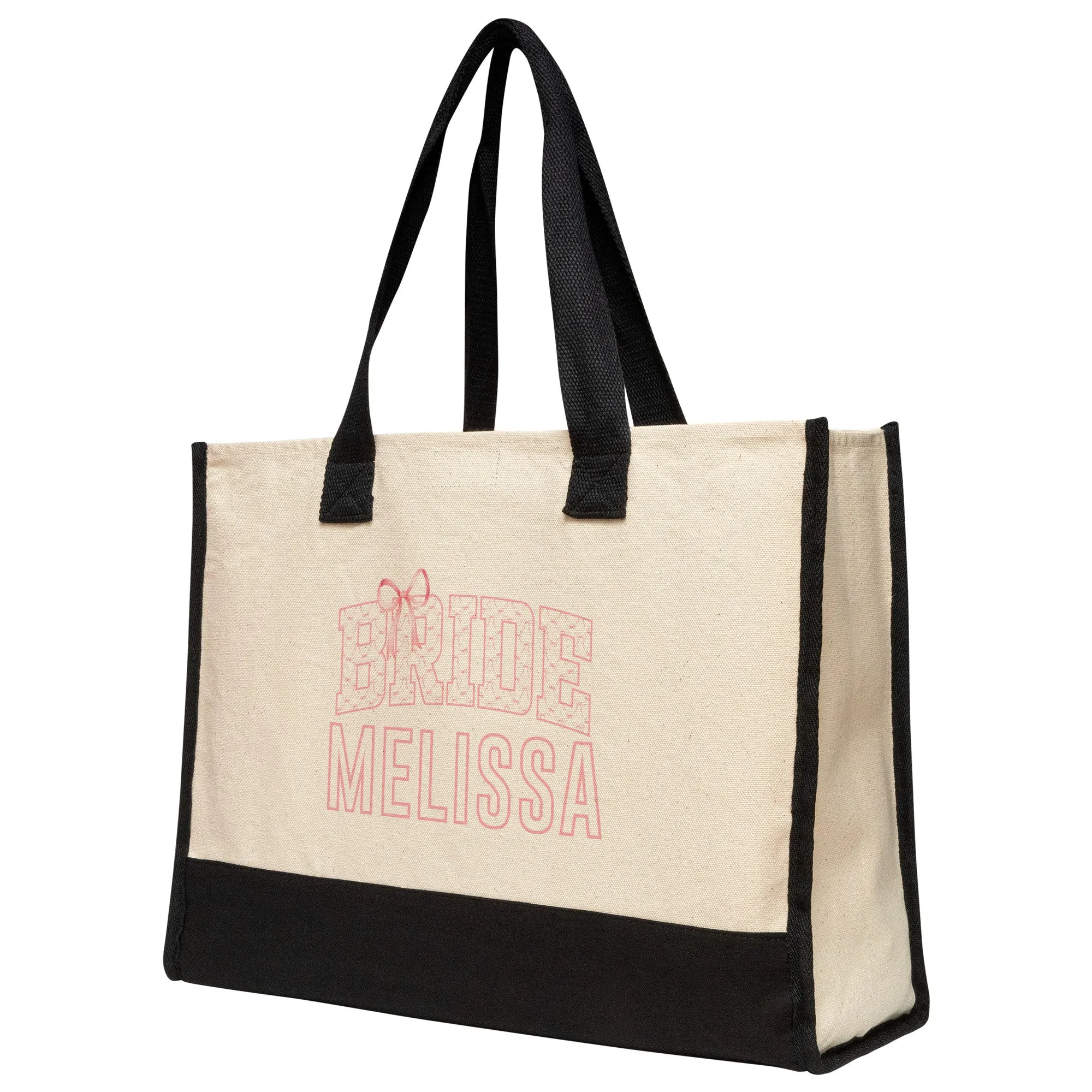 Personalized Beach Bag Tote Bags Custom Large Beach Tote Bags with Names Bridesmaid Gift Bag Tote