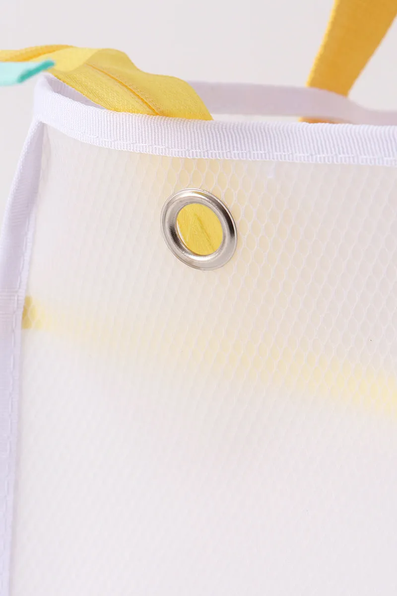 Pink Clear Waterproof Beach Travel Bag