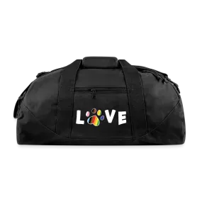 Pride Love Recycled Duffel Bag