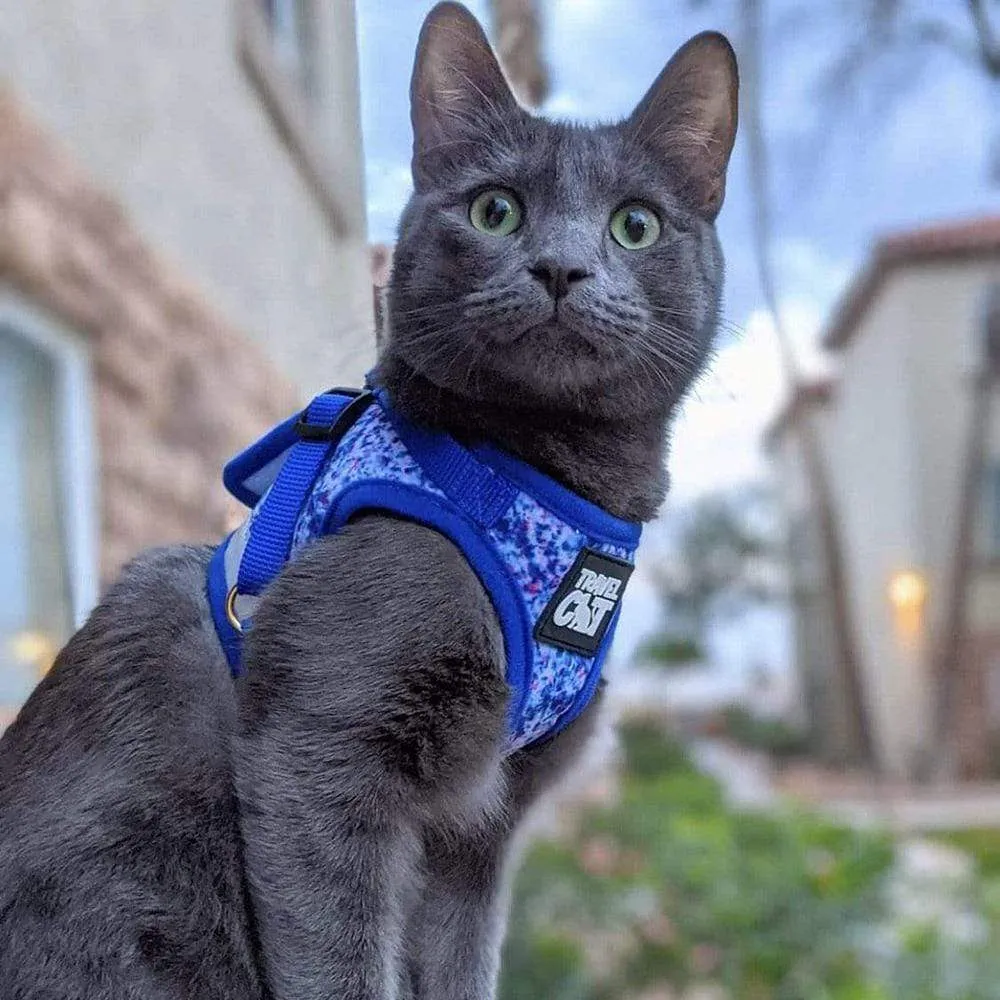 "The Groovy Cat" Tie Dye Limited Edition Harness & Leash Set