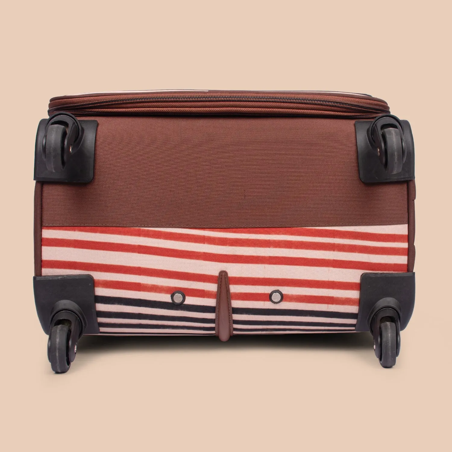 Qutub Stripes Avasa Trolley Bag (Medium)