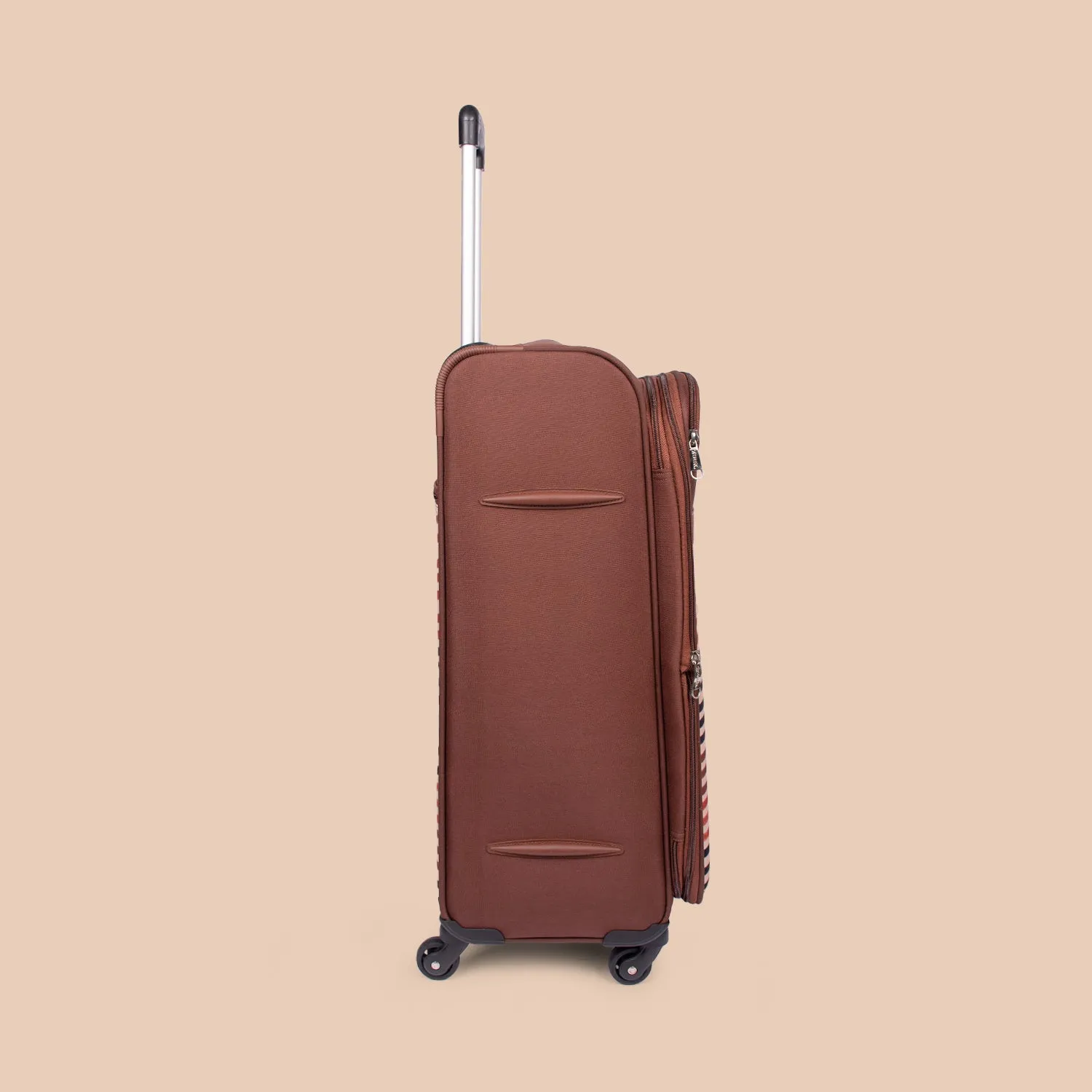 Qutub Stripes Avasa Trolley Bag (Medium)