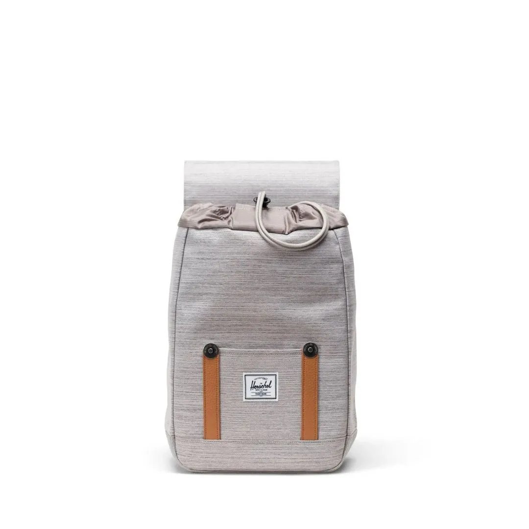 Retreat Small Backpack (Light Grey Crosshatch)