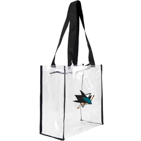 Sharks Clear Square Stadium Tote