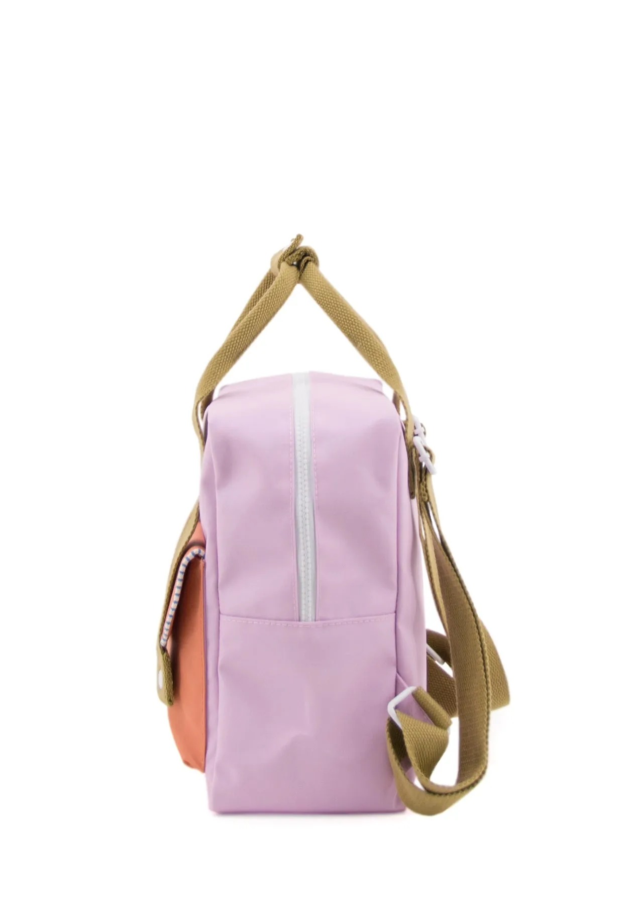 Sticky Lemon Deluxe Collection Small Backpack, Gustave Lilac/Concierge Orange/Madame Olive