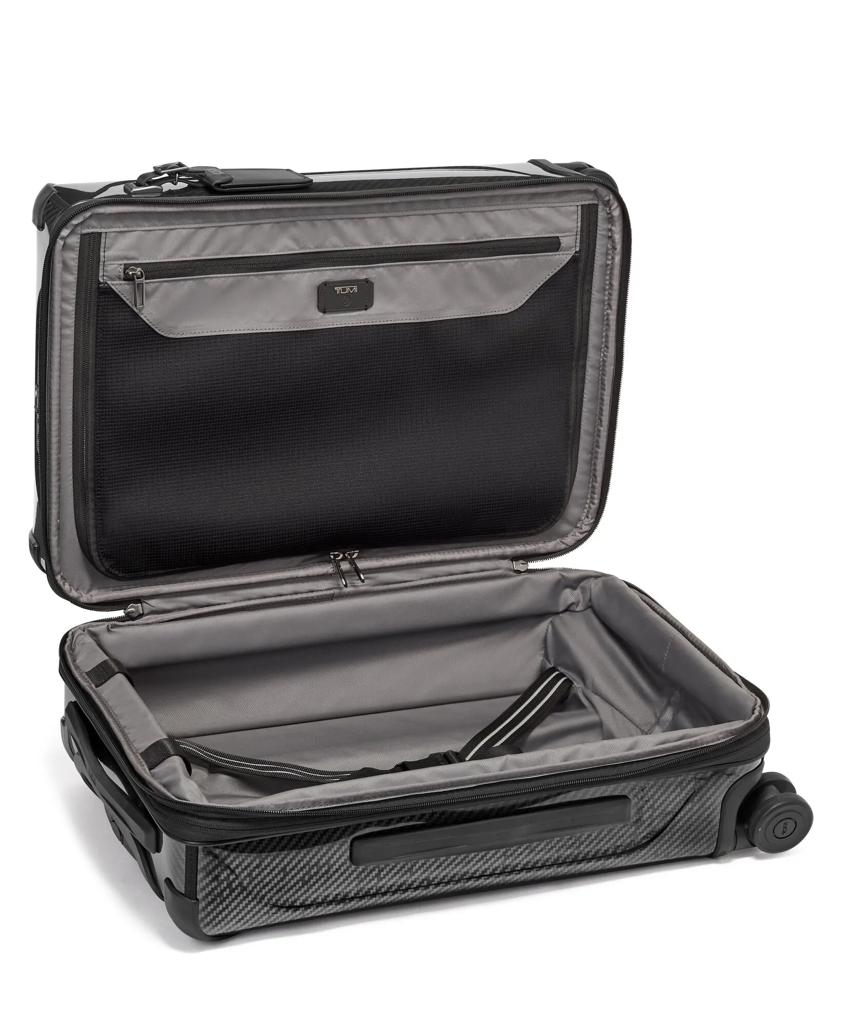 TEGRA-LITE International Expandable 4 Wheeled Carry-On - Black/Graphite