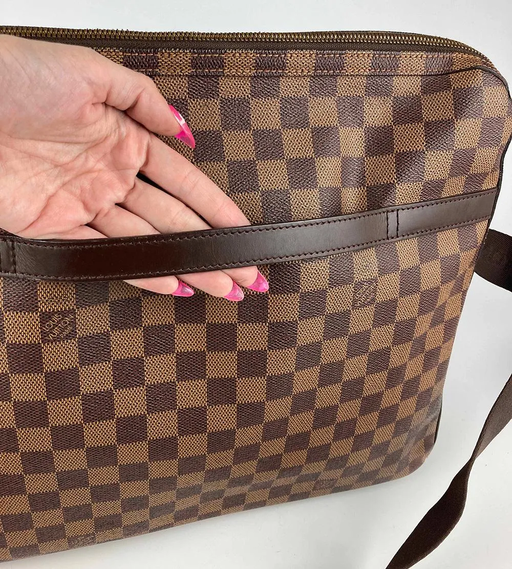 Trendy Inspired Louis Vuitton Damier Ebene Dorsoduro Messenger Bag