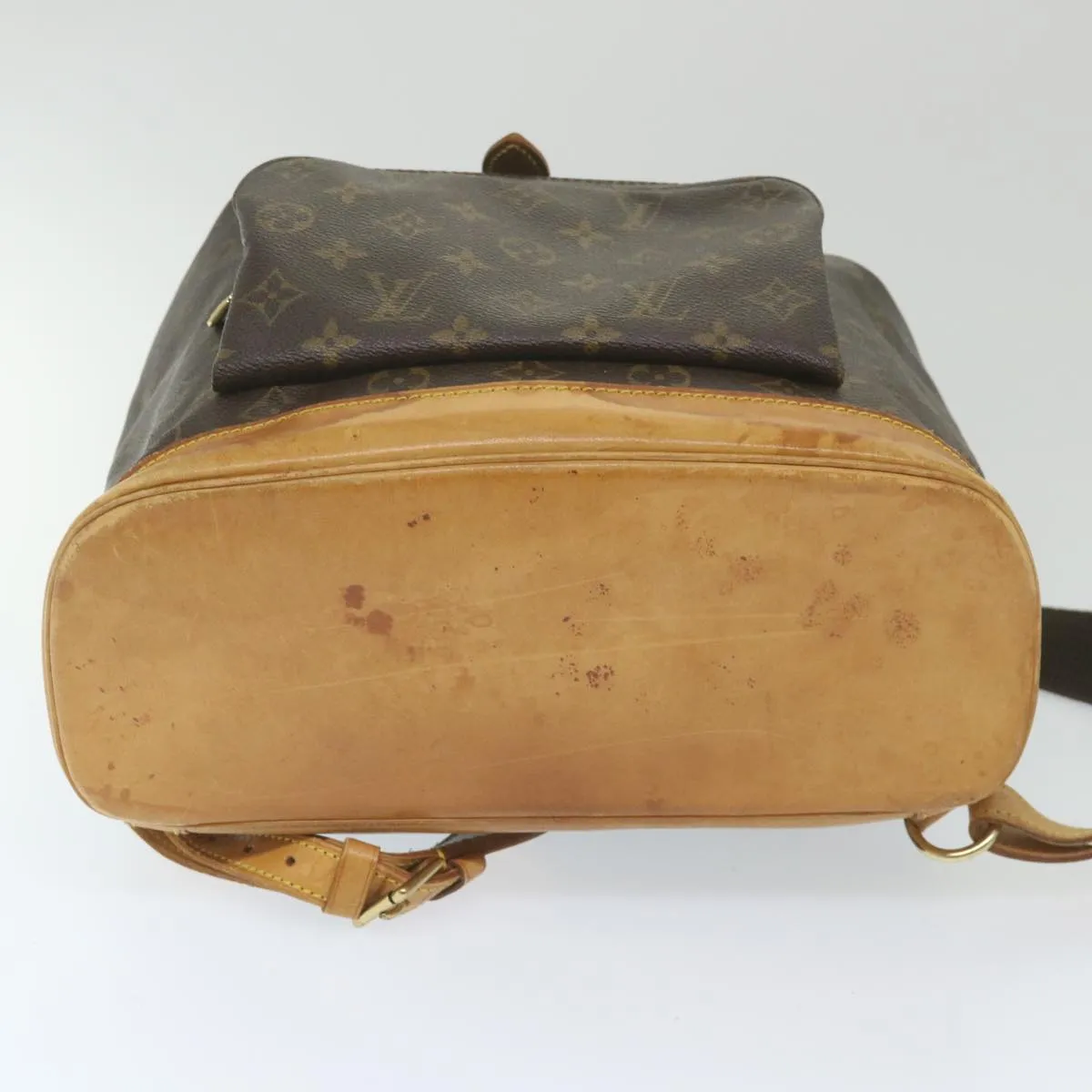 Trendy Inspired Louis Vuitton Monogram Montsouris Gm Backpack M51135 Lv Auth Bh132