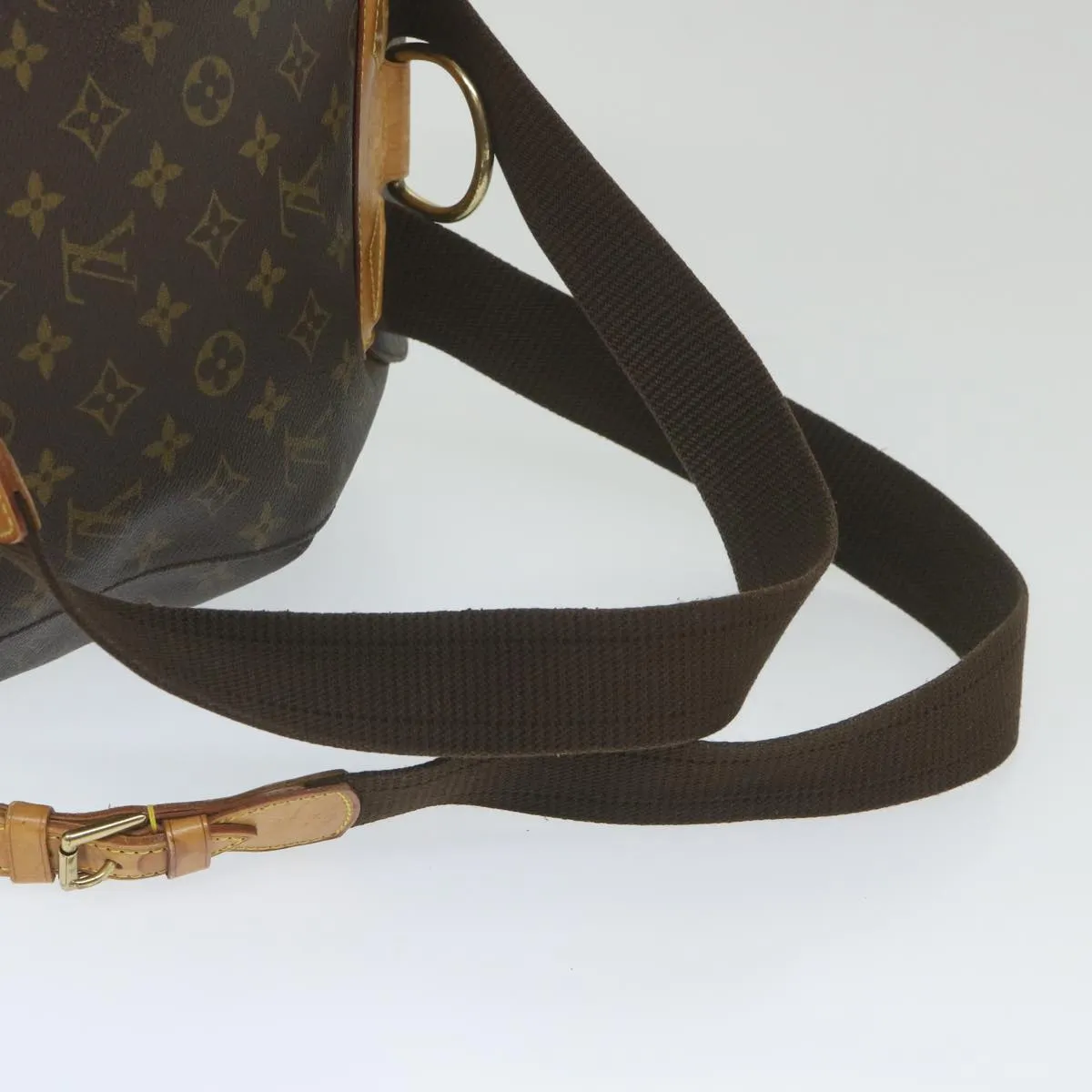 Trendy Inspired Louis Vuitton Monogram Montsouris Gm Backpack M51135 Lv Auth Bh132