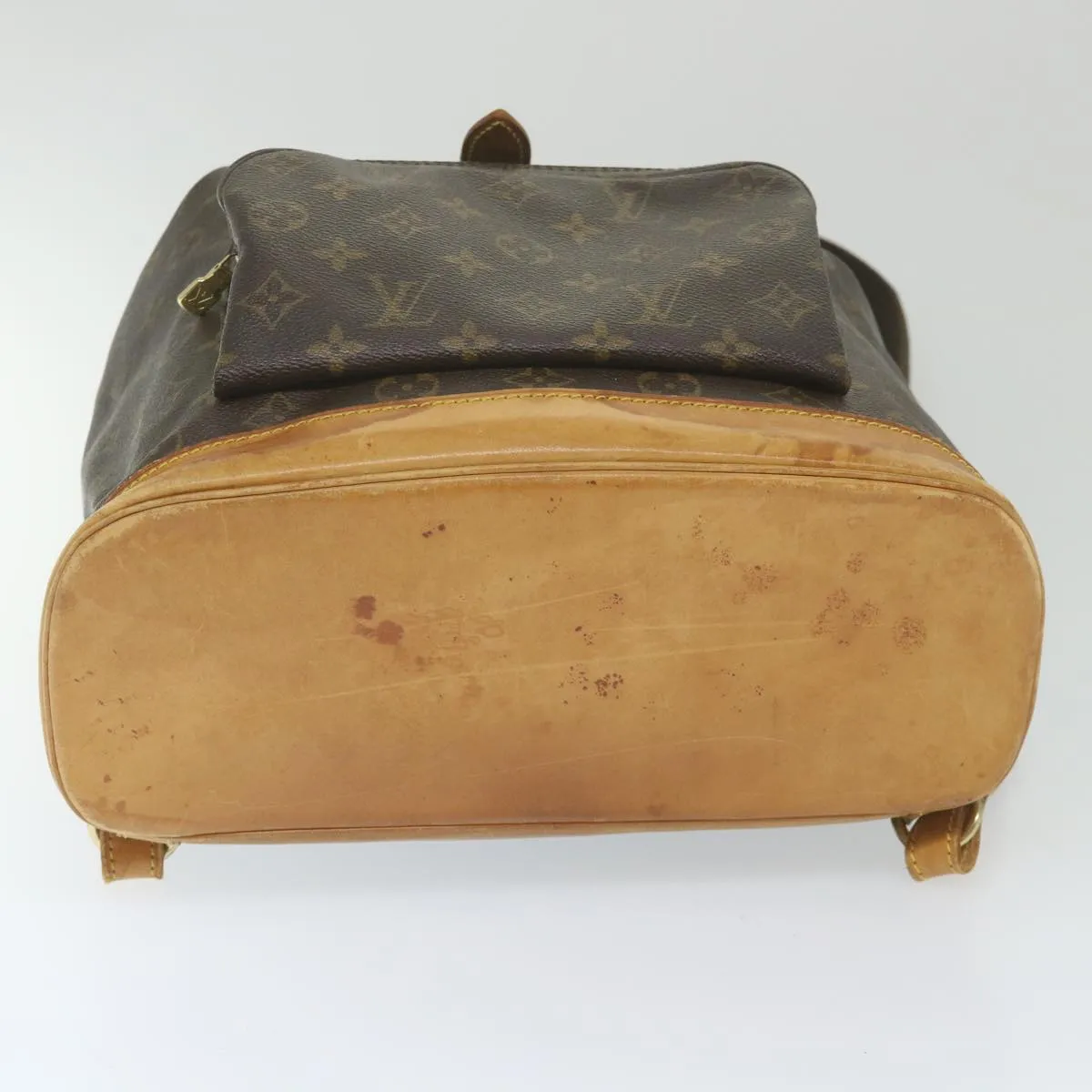 Trendy Inspired Louis Vuitton Monogram Montsouris Gm Backpack M51135 Lv Auth Bh132