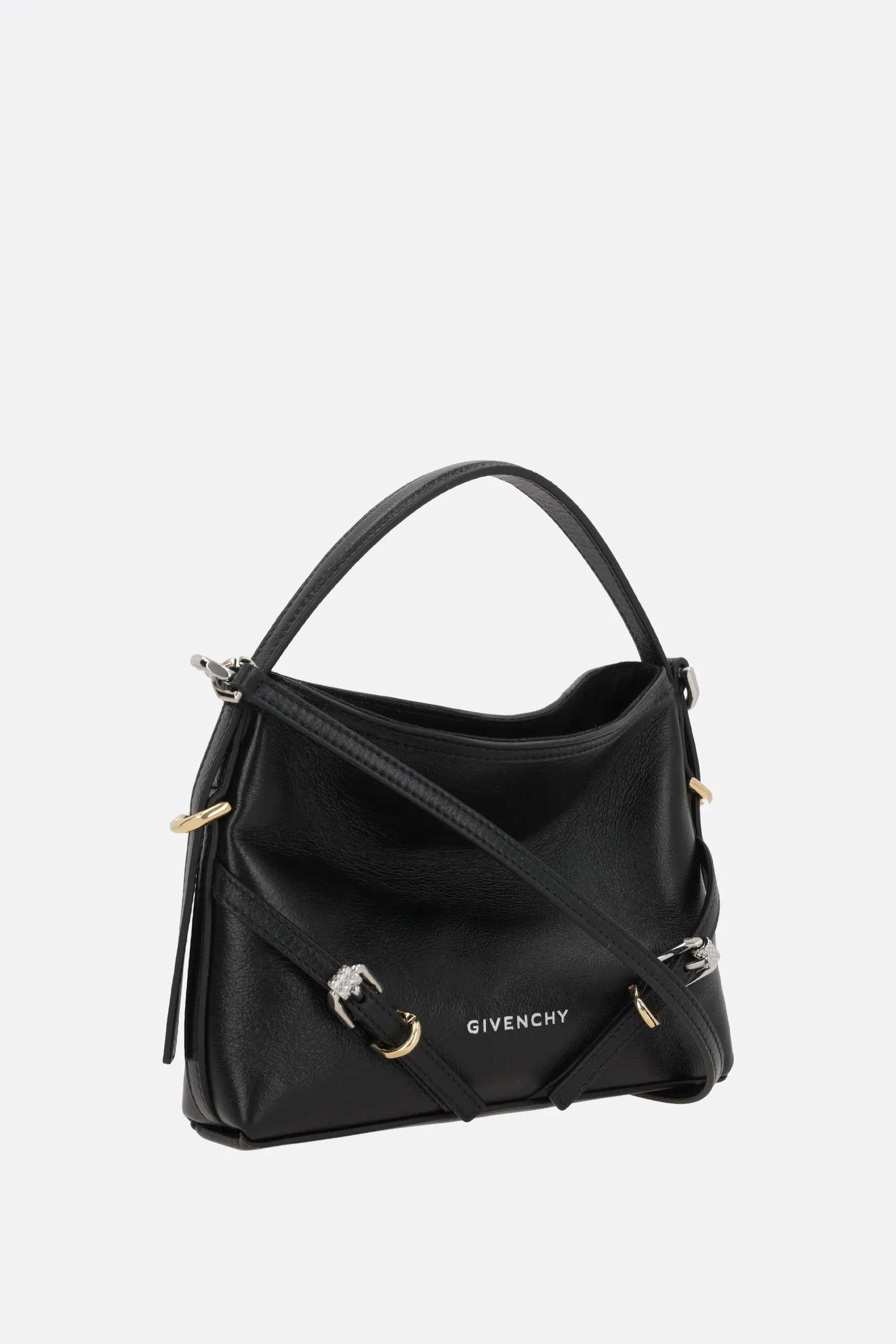 Tumbled Leather Mini Crossbody Bag