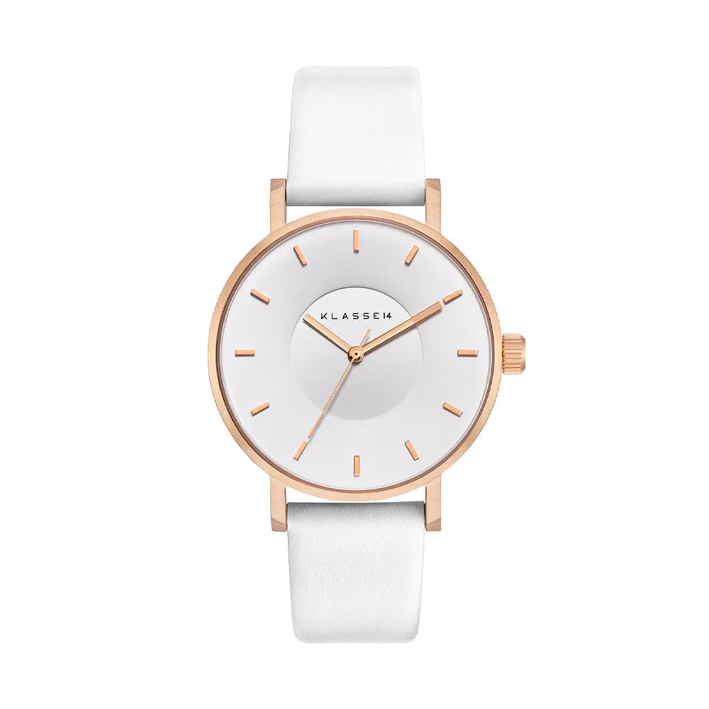 Volare White Rose Leather / Personalization
