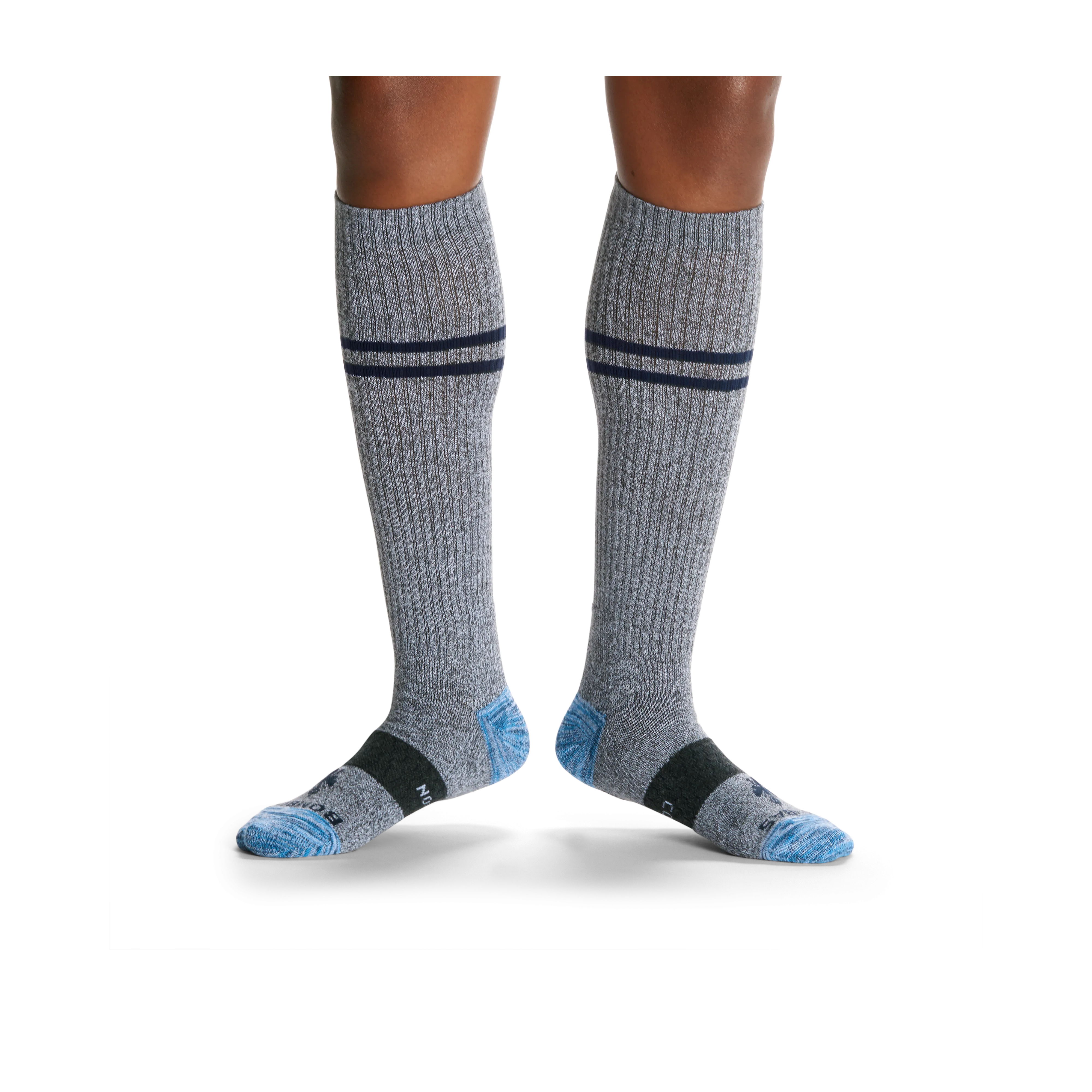 Women's Travel Compression Sock and Gripper Slipper 2-Pack