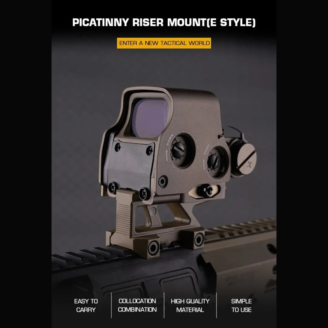 WST RIS Picatinny Riser Mount (E style) - Tan
