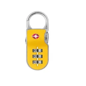 Yale YTP2/26/216 Resettable Travel Luggage Padlock Yel